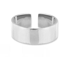 ANILLO DE PLATA DE LEY | 6 MM - ACABADO : RODIADO TALLA ÚNICA